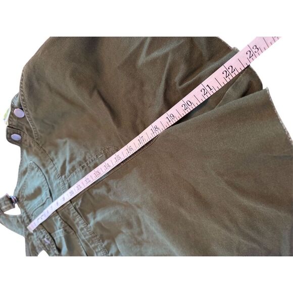 Tinseltown Women's Green Denim Overalls Size XS Adjustable Straps - Picture 11 of 15